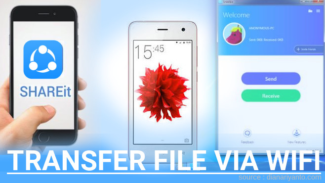 Tips Transfer File via Wifi di SPC Mobile L50 Prima Menggunakan ShareIt Versi Baru