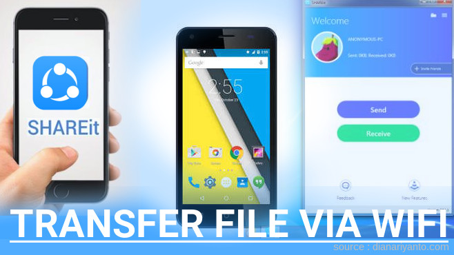 Mengenal Transfer File via Wifi di SPC Mobile L50 Volt Menggunakan ShareIt Terbaru