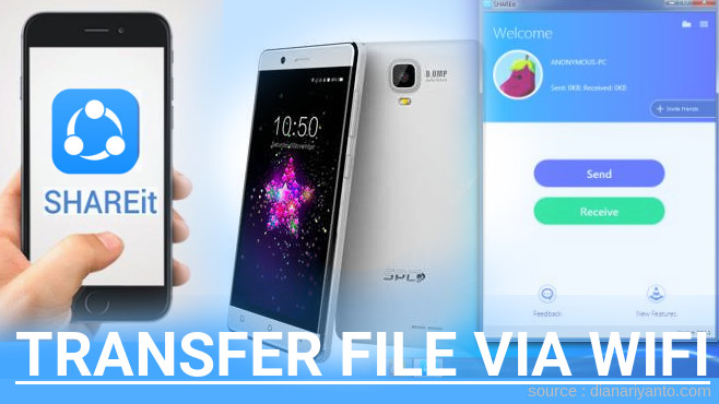 Kirim dan Transfer File via Wifi di SPC Mobile L52 Steel+ Menggunakan ShareIt Terbaru