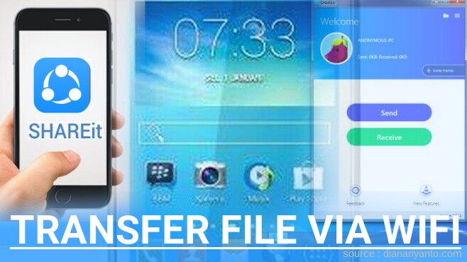 Mengenal Transfer File via Wifi di SPC Mobile S10 Cosmic Menggunakan ShareIt Versi Baru