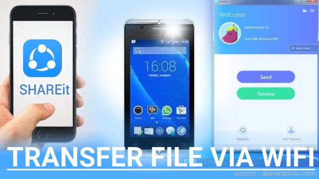 Transfer File via Wifi di SPC Mobile S11 Selfie Menggunakan ShareIt Terbaru