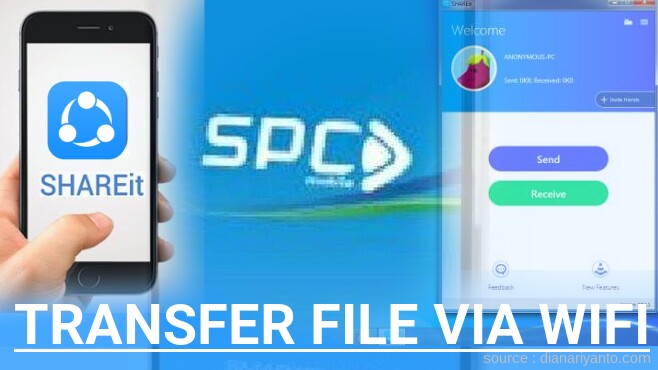 Cara Mudah Transfer File via Wifi di SPC Mobile S11 Sigma Menggunakan ShareIt Terbaru