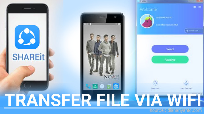 Mudahnya Transfer File via Wifi di SPC Mobile S12 Noah Menggunakan ShareIt Versi Baru