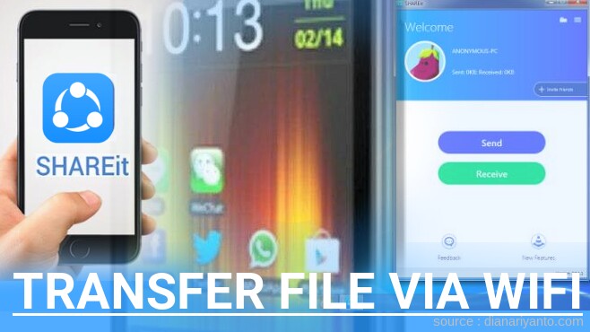 Cara Mudah Transfer File via Wifi di SPC Mobile S5 Phoenix Menggunakan ShareIt Versi Baru