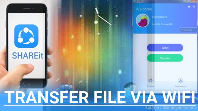 Mudahnya Transfer File via Wifi di SPC Mobile S7 Arena Menggunakan ShareIt Versi Baru