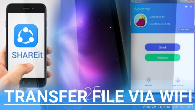 Cara Mudah Transfer File via Wifi di SPC Mobile S7 Neo Menggunakan ShareIt Versi Baru