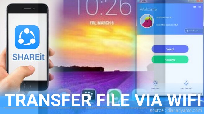 Cara Transfer File via Wifi di SPC Mobile S9 Neptune Menggunakan ShareIt Versi Baru