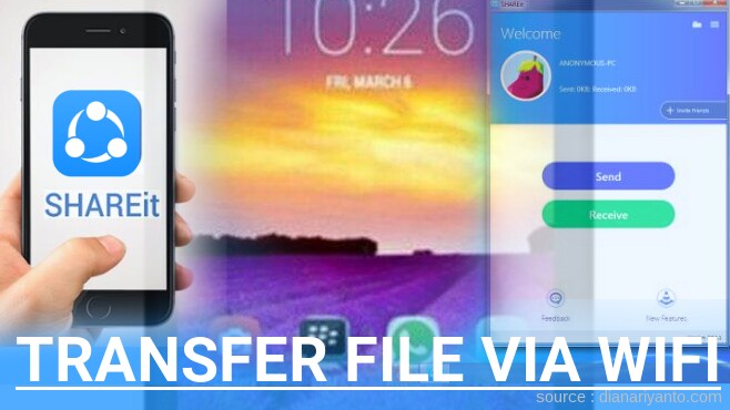 Tips Transfer File via Wifi di SPC Mobile S9 Selfie Menggunakan ShareIt Terbaru
