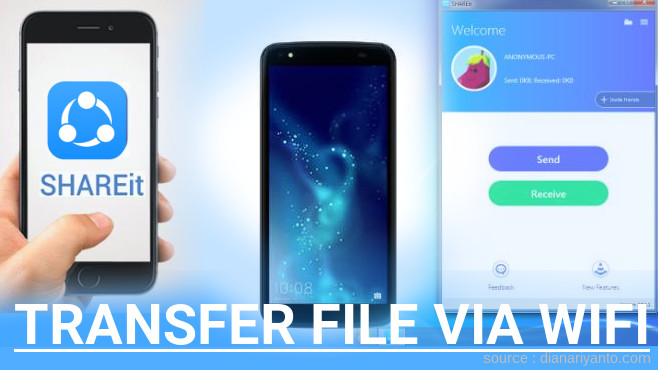 Tutorial Transfer File via Wifi di SPC Mobile X1 Menggunakan ShareIt Terbaru